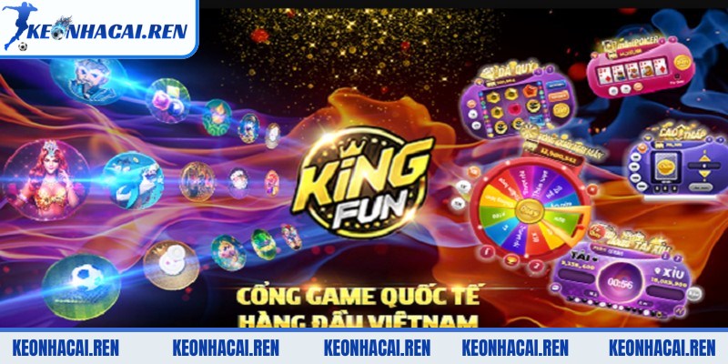 Kingfun - Đáp Ứng Mọi Đam Mê Đỏ Đen Bất Tận Mỗi Ngày - kingfun cong game hop phap KingFun là một cổng game hoạt động hợp pháp số 1 thị trường